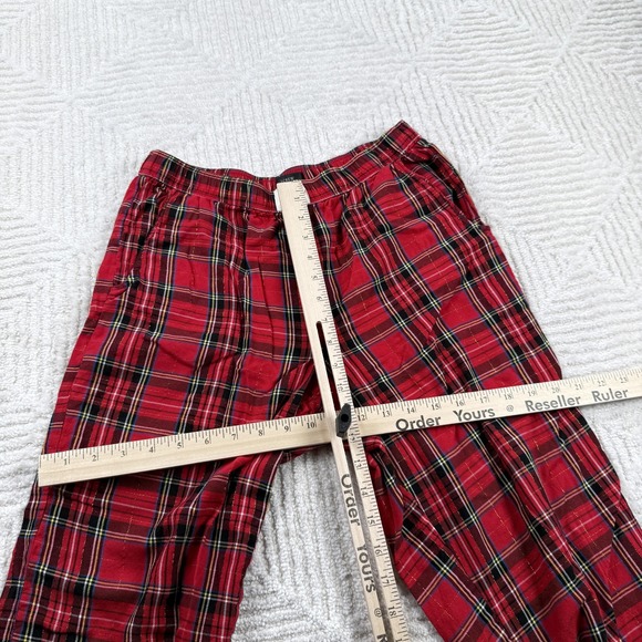 J Crew Pajama Pants Womens S Red Plaid Holiday Lounge Cabincore Lagenlook - Picture 5 of 13